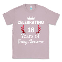 Lilac 18 years of being awesome, 18 year old birthday gi Classic Tee - tuanDangUi