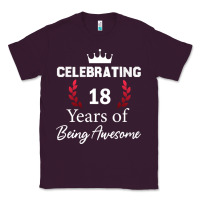 Plum 18 years of being awesome, 18 year old birthday gi Classic Tee - tuanDangUi