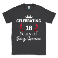 18 Years Of Being Awesome, 18 Year Old Birthday Gi Classic Tee | Teevron
