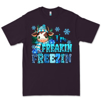 Plum I'm freakin freezin Premium Tee - MaliasSmallBusiness