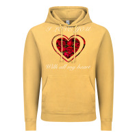 I Love You With All My Heart Vintage Hoodie | Teevron