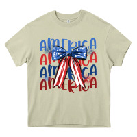 Mossy america ribbon Heavy Core Tee - JahusDesignShop