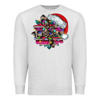 Serape And Leopard Christmas Premium Sweatshirt | Teevron