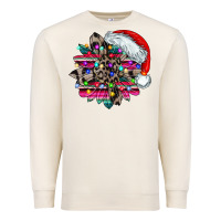 Sandshell serape and leopard christmas Premium Sweatshirt - CowhideDigitalArt