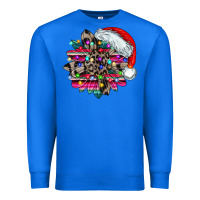 True Royal serape and leopard christmas Premium Sweatshirt - CowhideDigitalArt