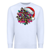 White serape and leopard christmas Premium Sweatshirt - CowhideDigitalArt