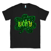 Black Lucky Shamrock St Patricks Day Classic Tee - Bettercallsaul