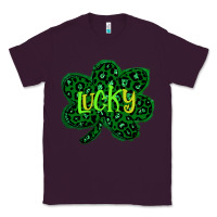 Plum Lucky Shamrock St Patricks Day Classic Tee - Bettercallsaul