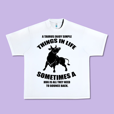 Taurus Horoscope Urban Heavy Tee Designed By Bettercallsaul