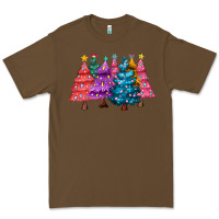 Cacao christmas trees and lights Premium Tee - MaliasSmallBusiness