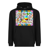 Black The Pool Is My Happy Place Heavyweight Hoodie - CowhideDigitalArt