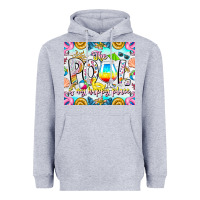 Heather Grey The Pool Is My Happy Place Heavyweight Hoodie - CowhideDigitalArt