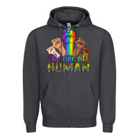 Smoke We Are All Human Zipper Hoodie - BundleAndBundleShop