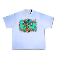 Grape Ice faith cross Urban Heavy Tee - JahusDesignShop