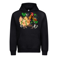 Foreset Green st patricks day coop animals Urban Hoodie - Artiststas