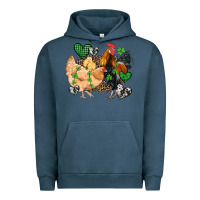 Pigment Midnight Navy st patricks day coop animals Urban Hoodie - Artiststas