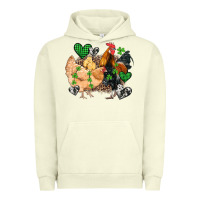 Pigment Pistachio st patricks day coop animals Urban Hoodie - Artiststas