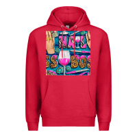 Cardinal nail boss money hand and wine with gemstone leopard and zebra seamless Premium Hoodie - BundleAndBundleShop