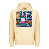 Pina Colada nail boss money hand and wine with gemstone leopard and zebra seamless Premium Hoodie - BundleAndBundleShop
