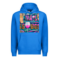 True Royal nail boss money hand and wine with gemstone leopard and zebra seamless Premium Hoodie - BundleAndBundleShop