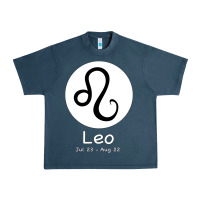 Midnight Navy Leo Horoscope Urban Heavy Tee - Bettercallsaul