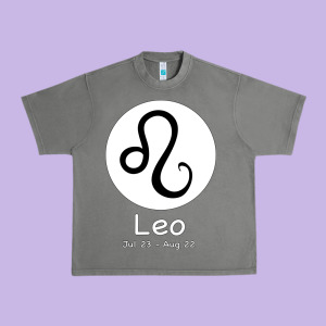 Leo Horoscope Urban Heavy Tee Designed By Bettercallsaul