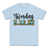 Dusty Blue Twosday Classic Tee - RanaPortraitStore