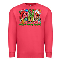 Cardinal Christmas CNA Premium Sweatshirt - CowhideDigitalArt
