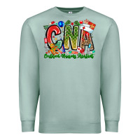 Seafoam Christmas CNA Premium Sweatshirt - CowhideDigitalArt