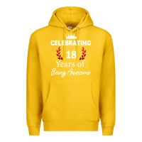 Lemon 18 years of being awesome, 18 year old birthday gi Premium Hoodie - tuanDangUi
