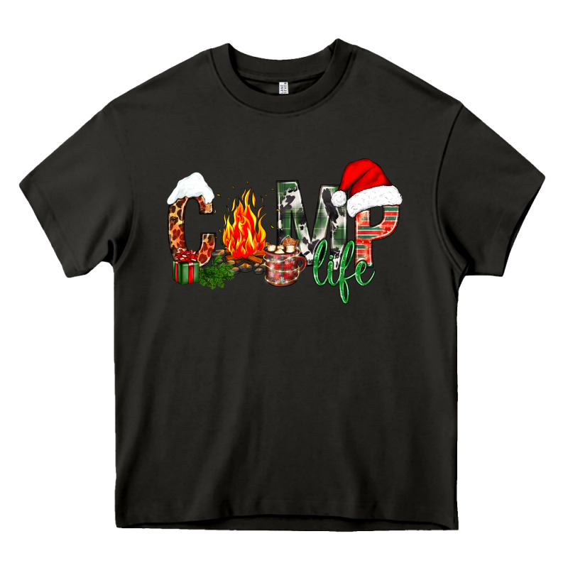Christmas Camp Life Heavy Core Tee by NancyCooperArtShop | Teevron