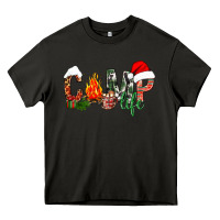 Asphalt christmas camp life Heavy Core Tee - NancyCooperArtShop