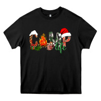 Black christmas camp life Heavy Core Tee - NancyCooperArtShop