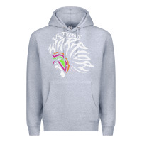 Heather Grey ultimate warrior Premium Hoodie - tuanDangUi