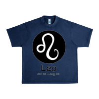 Navy Leo Horoscope Urban Heavy Tee - Bettercallsaul