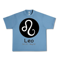 Pebble Blue Leo Horoscope Urban Heavy Tee - Bettercallsaul