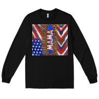 Black American mama Long Sleeve Tee - TumblerDesignByShophia