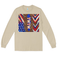 Mushroom American mama Long Sleeve Tee - TumblerDesignByShophia