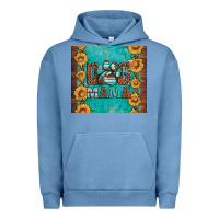 Pigment Pebble Blue dog mama Urban Hoodie - Artiststas