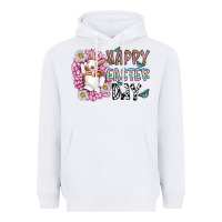 White happy easter day Heavyweight Hoodie - CowhideDigitalArt