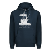 Navy boston tea party funny Premium Hoodie - tuanDangUi