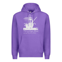 Purple boston tea party funny Premium Hoodie - tuanDangUi