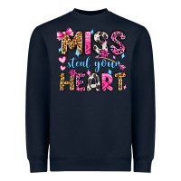 Navy miss steal your heart olivia Heavyweight Sweatshirt - OliviaCreatesArt