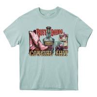 Arona busy doing cowgirl shit liquor boots cigarette Heavy Core Tee - NancyCooperArtShop