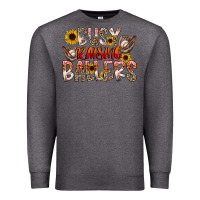 Charcoal Heather Busy Raising Ballers Premium Sweatshirt - CowhideDigitalArt