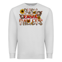 Dove Grey Busy Raising Ballers Premium Sweatshirt - CowhideDigitalArt