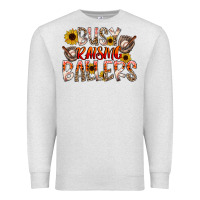Oatmeal Heather Busy Raising Ballers Premium Sweatshirt - CowhideDigitalArt