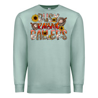 Seafoam Busy Raising Ballers Premium Sweatshirt - CowhideDigitalArt