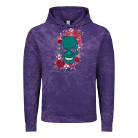 Cloud Purple Skull with flowers Vintage Hoodie - Bettercallsaul