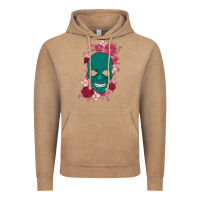 Vintage Coffee Skull with flowers Vintage Hoodie - Bettercallsaul